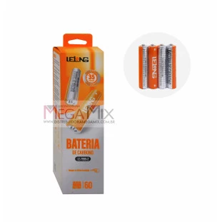 Pilha Carbono AAA Tubo c/60 unid. LE-7999-2 - Lelong