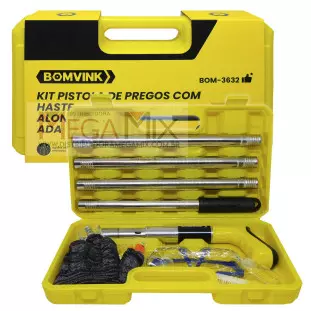 Kit Pistola de Pregos com Haste Alongada BOM-3632 - Bomvink