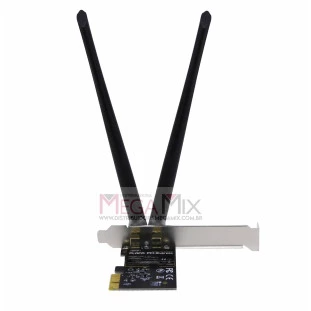 Placa PCI Express Wireless Dual Band 2.4G(300Mbps) 5G(867Mbps) T119 - Knup