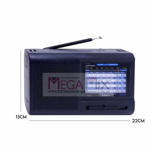 Rádio Portátil AM/FM/SW1-7 KA-3196 - Kapbom