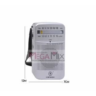 Mini Rádio Portátil FM/AM  KA-3322 - Kapbom