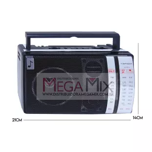 Rádio Portátil AM/FM/SW KA-8816 - Kapbom