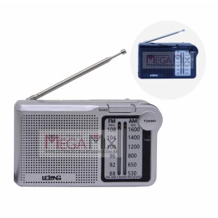 Mini Rádio Portátil Recarregável AM/FM LE-662 - Lelong