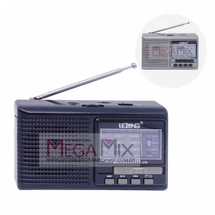 Rádio Portátil Recarregável AM/FM/TV/SW1-6/USB/TF LE-676 - Lelong