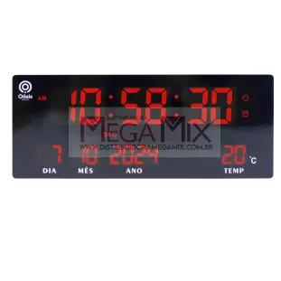 Relógio Digital de Parede OIH-6200 - Oásis 