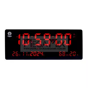 Relógio Digital de Parede OIH-6208 - Oásis 