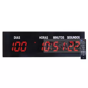 Relógio Digital de Parede OIH-6234 - Oásis 