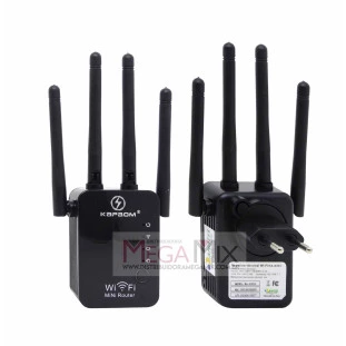 Repetidor Wireless 2.4Ghz com 4 Antenas KA-X333 - Kapbom