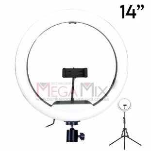 Iluminador Ring Light 14'' com Tripé OR-PL360 - Oberon
