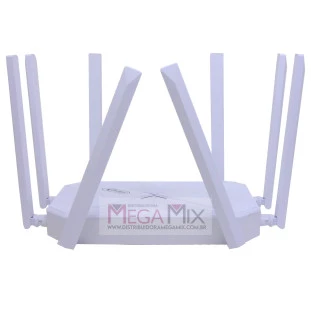 Roteador Wireless Dual Band 2.4Ghz/5Ghz com 8 Antenas KP-RW406G - Knup
