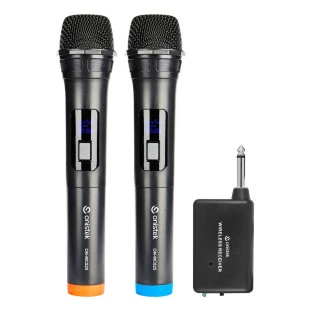 Kit de Microfone Duplo sem Fio 2.4G ON-MC825- Onistek