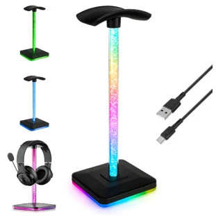 Suporte RGB para Fone de Ouvido MSY-9991 - Tomate