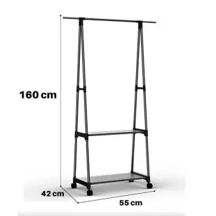 Cabideiro de Roupas com Prateleira ON-SM005 - Onistek