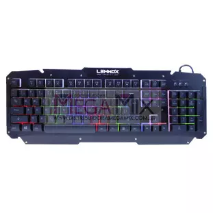 Teclado Gamer Semi-Mecânico USB RGB LEY-1554 - Lehmox