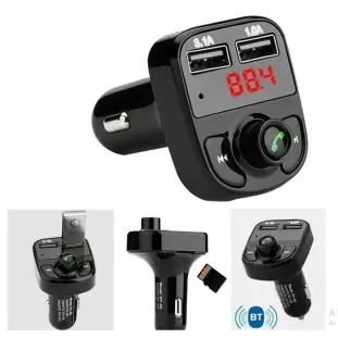 Transmissor FM Bluetooth e Carregador Veicular 2 USB AL-C183 - Altomex