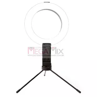 Iluminador Ring Light 6'' com Mini Tripé OR-PL06 - Oberon