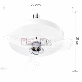 Ventilador de Teto com Lâmpada Led OIH-4957 - Oásis