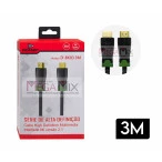 Cabo HDMI + HDMI 8K 3M D-8K03 - Grasep