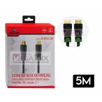 Cabo HDMI + HDMI 8K 5M D-8K03 - Grasep