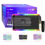 Caixa de Som Bluetooth com 2 Microfones 100W RMS D-XK306 - SomBox
