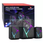 Caixa de Som Subwoofer 2.1 11W D-GP305 - Grasep