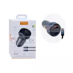 Carregador Veicular USB + USB-C para Tipo-C 60W 9.1A CJ12-3 - A'Gold 