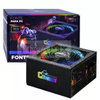 Fonte Real ATX RGB 600W KP-535RGB - Knup