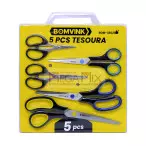 Kit com 5 Tesouras BOM-3302 - Bomvink