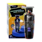 Máquina de Corte Recarregável com Visor Digital 5W KM-MAX5090 - Kemei