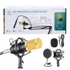 Kit Microfone Condensador Profissional ON-BM800 - Onistek