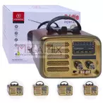 Rádio Portátil Recarregável Bluetooth AM/FM/SW/USB KA-5585 - Kapbom