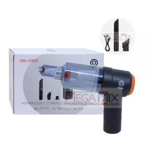 Mini Aspirador de Pó e Soprador Portátil Recarregável 2 em 1 OIH-2902 - Oásis