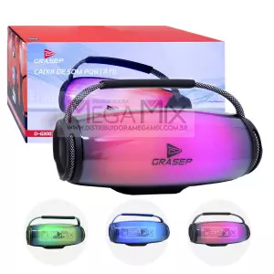 Caixa de Som Bluetooth 18W D-G300 - Grasep