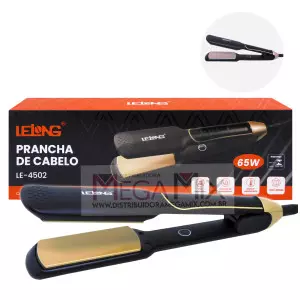 Prancha Alisadora e Modeladora de Cabelo (BIVOLT) LE-4502 - Lelong