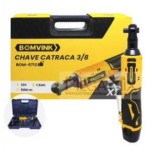 Chave Catraca Elétrica 3/8" BOM-9713 - Bomvink