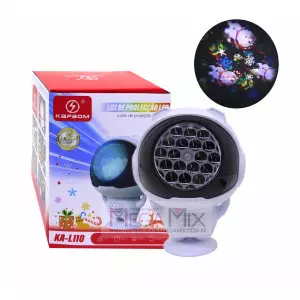 Projetor de Luz com Efeitos Natal KA-L110 - Kapbom