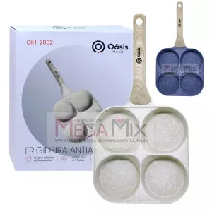 Frigideira Antiaderente 4 em 1 OIH-2032 - Oásis