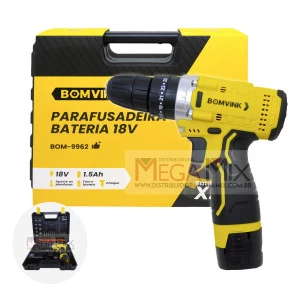 Parafusadeira sem Fio 18V BOM-9962 - Bomvink