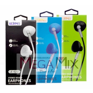 Fone de Ouvido com Microfone LE-0217 - Lelong 
