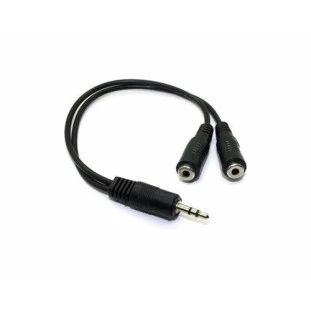 Cabo Adaptador P2 Macho + 2 Jack P2 Fêmea XT-2131