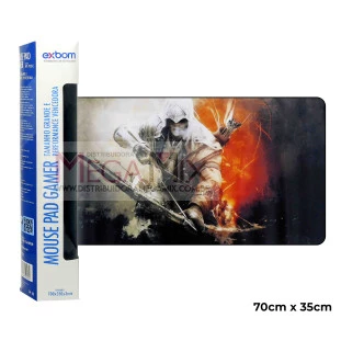 Mouse Pad Gamer 70x35cm (Assassin's Creed) MP-7035C-06 - Exbom 