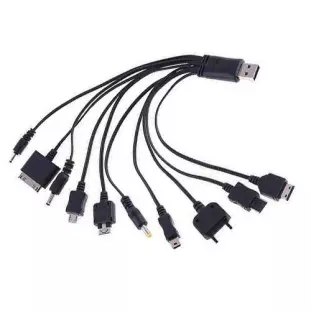 Cabo USB Universal 10 em 1 LE-9013P - Lelong