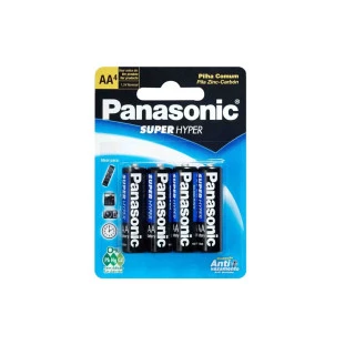 Pilha Zinco AA com 4un UM-3SHS - Panasonic