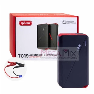Powerbank e Acionador de Partida Automotivo 10800mAh KP-TC19 - Knup
