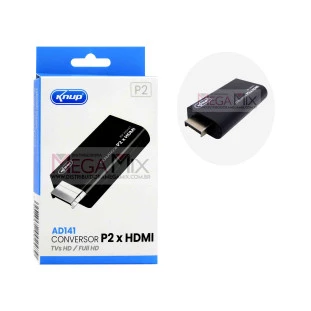 Adaptador Conversor PS2 para HDMI AD141 - Knup 
