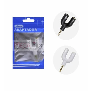 Adaptador P3 (M) para 2 P2 (F) KP-HM005 - Knup