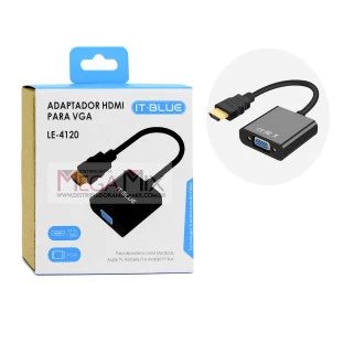 Cabo Conversor HDMI para VGA LE-4120 - It-Blue