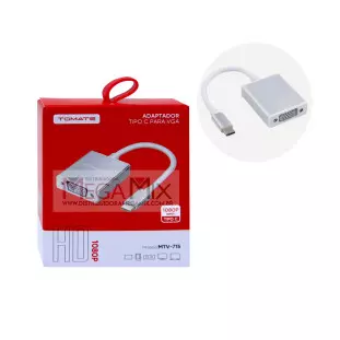 Cabo Conversor Tipo-C para VGA MTV-715 - Tomate