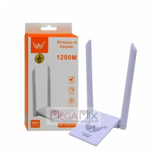 Adaptador Wireless com 2 Antenas USB 2.0 1200Mbps AL-UW23D - Altomex