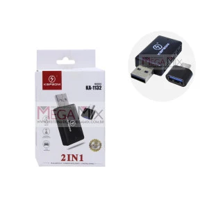 Adaptador CarPlay sem Fio 2 em 1 KA-1132 - Kapbom